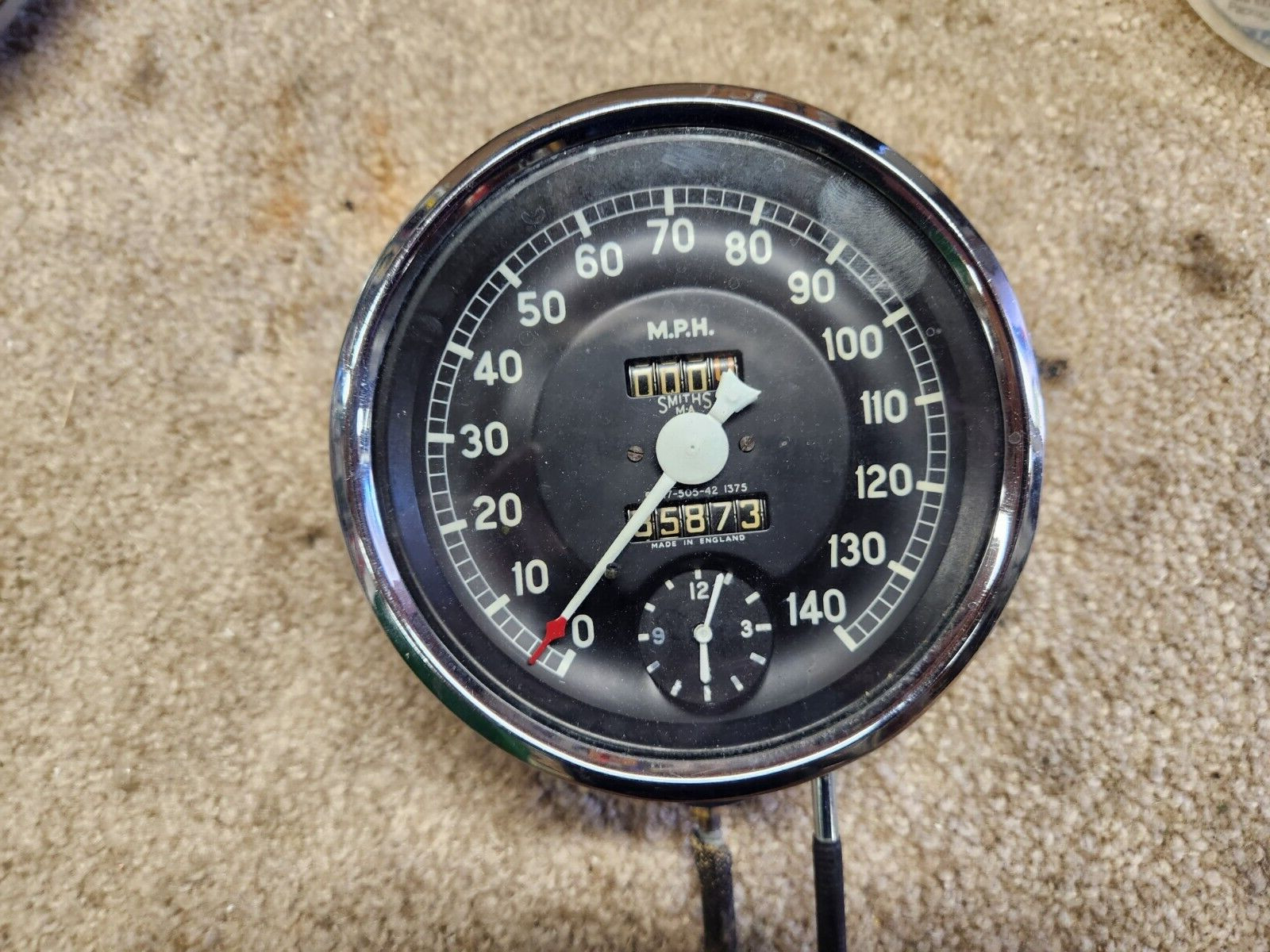 ASTON MARTIN DB2/4 USED SMITHS MA SPEEDOMETER 51-117-505-42    1375