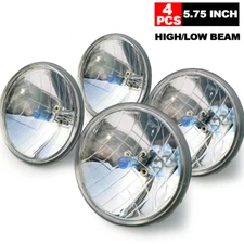 4x 5 3/4" 5.75 Halogen Headlights HI/LO Beam for Pontiac GTO Grand Prix Firebird