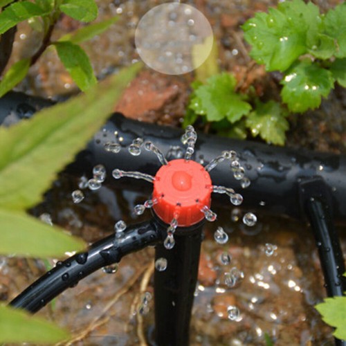 60 Pcs Greenhouse Drip Irrigation Garden Drippers Watering System eBay