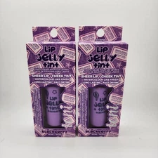 Lot Of 2 Ioni Cosmetics Lip Jelly Tint Blackberry Admit One Beauty Fair Cheek