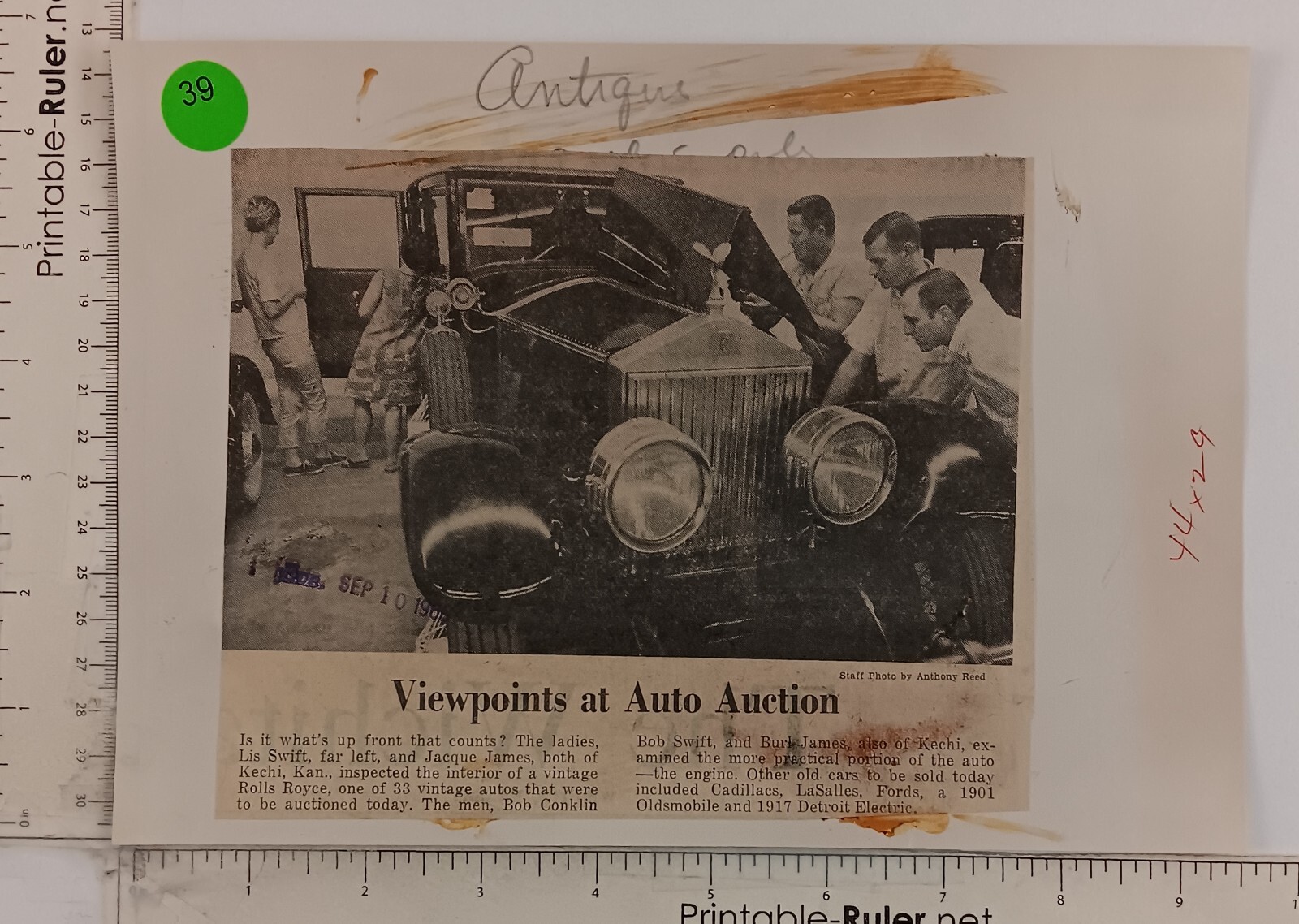 1966 Kechi Kansas Auto Auction Rolls Royce Classic Cars Men Vintage