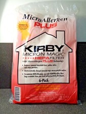 Kirby Micron Magic Micro Allergen Plus HEPA Vacuum Filter Bags Lot of 6 