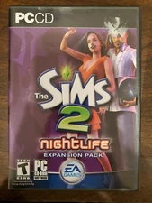 THE SIMS 2 Nightlife Expansion Pack COMPLETE PC CD-ROM EA Games 2005