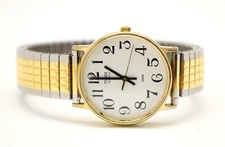 TIMEX T81 Gold/Silver Tone Water Resistant Men's Watch