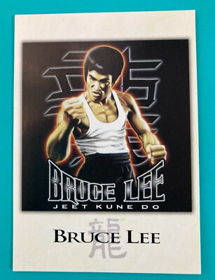 Bruce Lee Card Tao Of Jeet Kune Do Very Rare Vintage