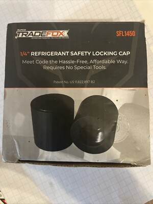 #ad #ad Supco Tradefox Quarter Inch Refrigerant Safety Locking Cap ￼ $100.00