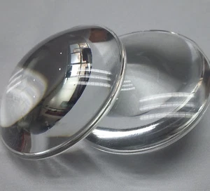 2PC 40mm Longueur focale asphérique en acrylique 55mm Plano LED Convex 3D VR Verres