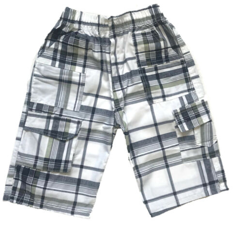 Boys Kids Multipocket Plain Swim Shorts Mesh Lined Swimming Trunks Ages 3-16 - Picture 7 of 7
