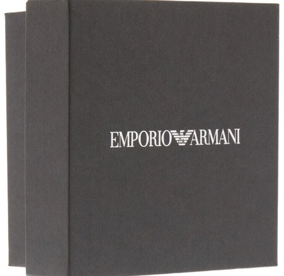 Emporio Armani Men's Gunmetal Statement Necklace Cube Pendant EGS2640060 - Image 2 of 4