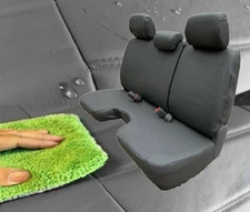 Exact Fit Bench Seat Cover for Tacoma Dark Gray Three Adjustable Headrest