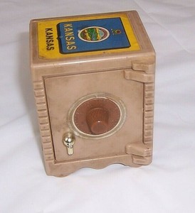 vintage toy safe bank