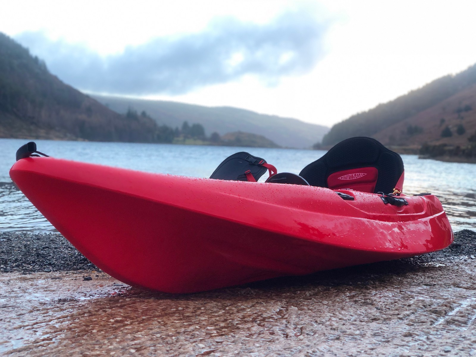 CONWY MENAI Sit on Top Red Kayak Sea Fishing Single 1 Man Seat Paddle Sea River 5060560822752 eBay