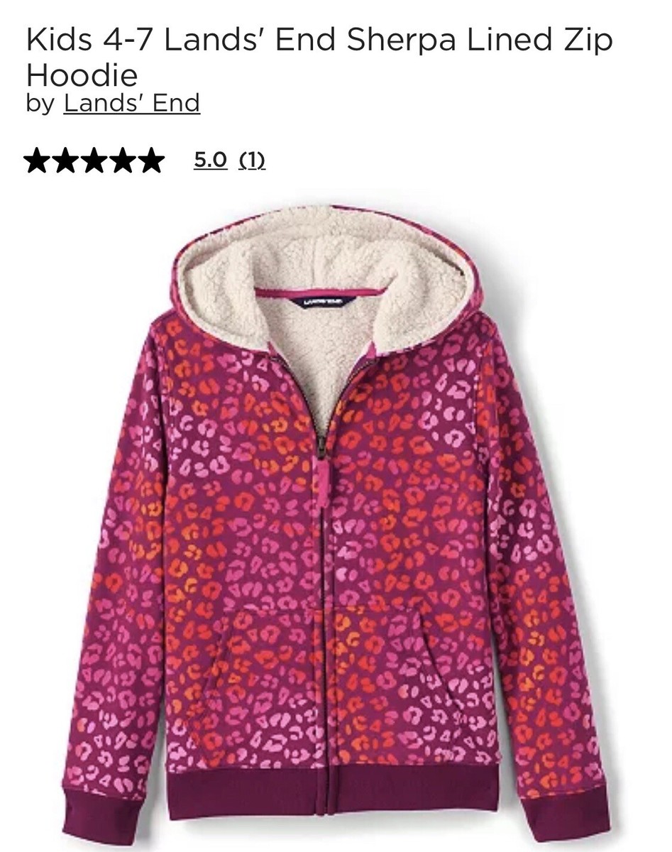 lands end sherpa sweatshirt