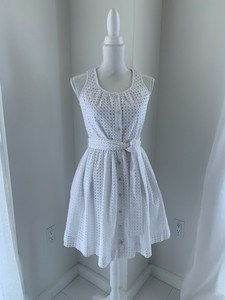 kate spade white eyelet dress