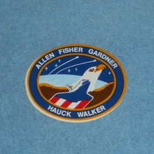 Vintage NASA STS-51-A Space Shuttle Discovery Mission Insignia Sticker