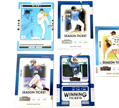 Lotto 8 Card Panini Contenders 2021 2 Auto FRESCHE Rooker RC 128 Arraez Biglietto - Foto 8 di 10