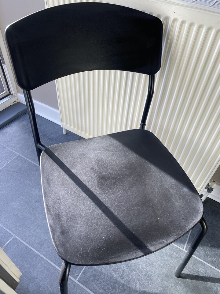 Argos Home Stella Wood Effect Black Kitchen Table And 2 Chairs RRP £120