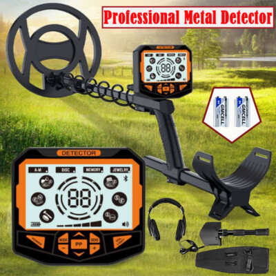 Professional Higher Accuracy Metal Detectors with LCD Display, 5 Mode, 10'' Coil