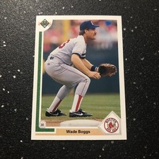 Wade Boggs 1991 Upper Deck Baseball #546 MLB Boston Red Sox Third Base