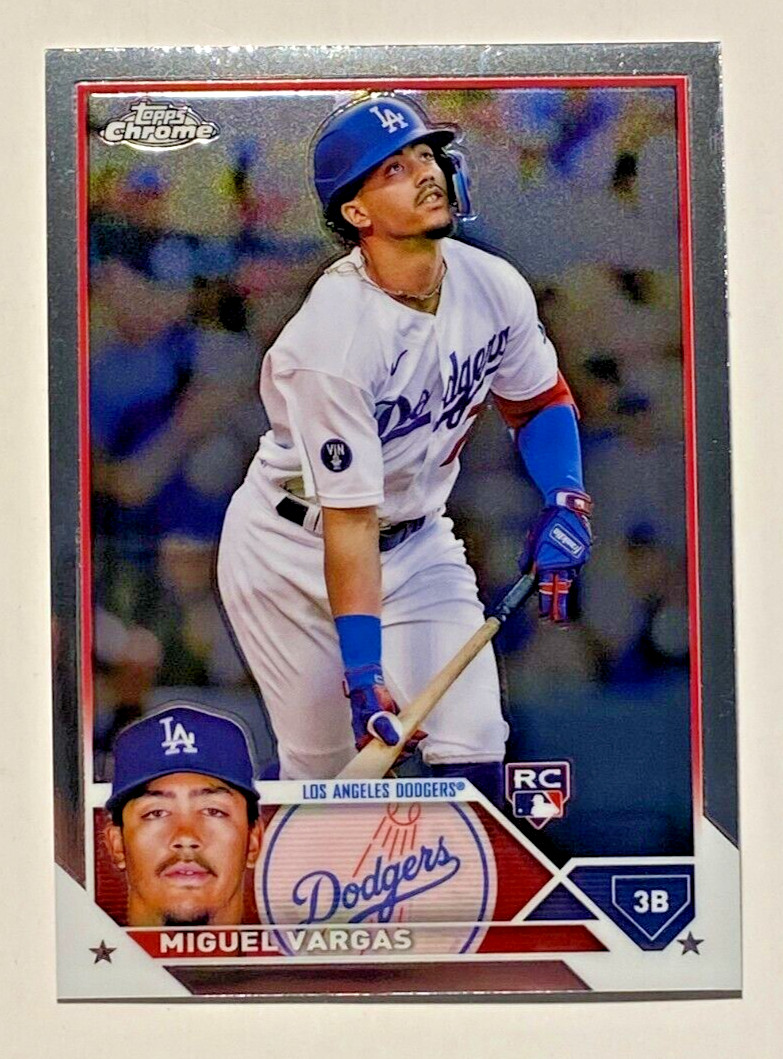 2023 Topps Chrome Baseball #161 MIGUEL VARGAS RC