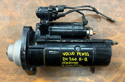 VOLVO D4 260 A-B MARINE STARTER #3594614 FITS D4 260 A-B & OTHER MARINE DIESELS