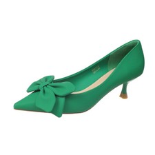Lady Bow Tie Pointed High Heels Pumps Women Fashion Shoes Slim Heels Party Shoes