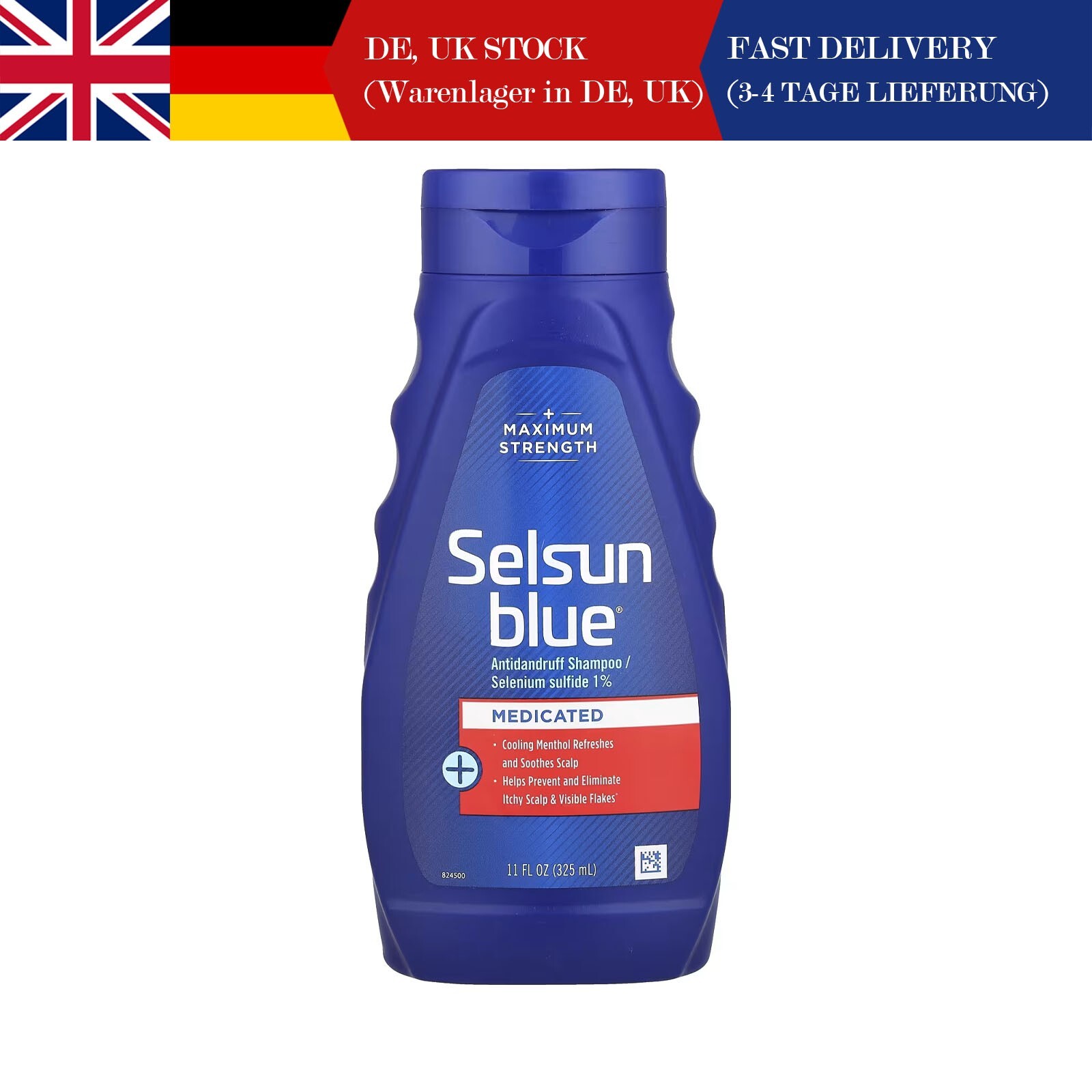 Selsun Blue, Anti-Schuppen-Shampoo, mit medizinischem Wirkstoff, 325 ml (11 fl.