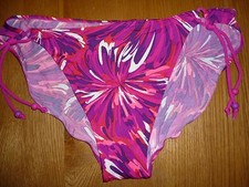 Ladies Bikini Briefs Swimwear MATALAN Red/Pink UK16 /18/20