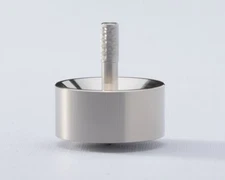 SEIMITSU KOMA Precision Spinning Top NEXT-CHRONUS Silver OKAYA MADE IN JAPAN