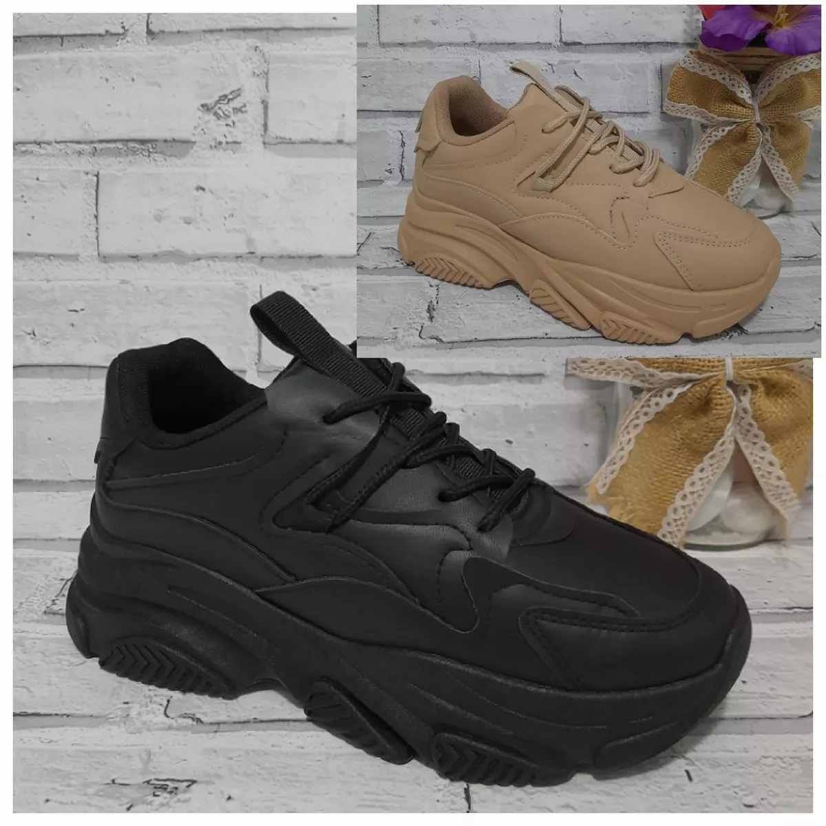 Chunky black hotsell womens trainers