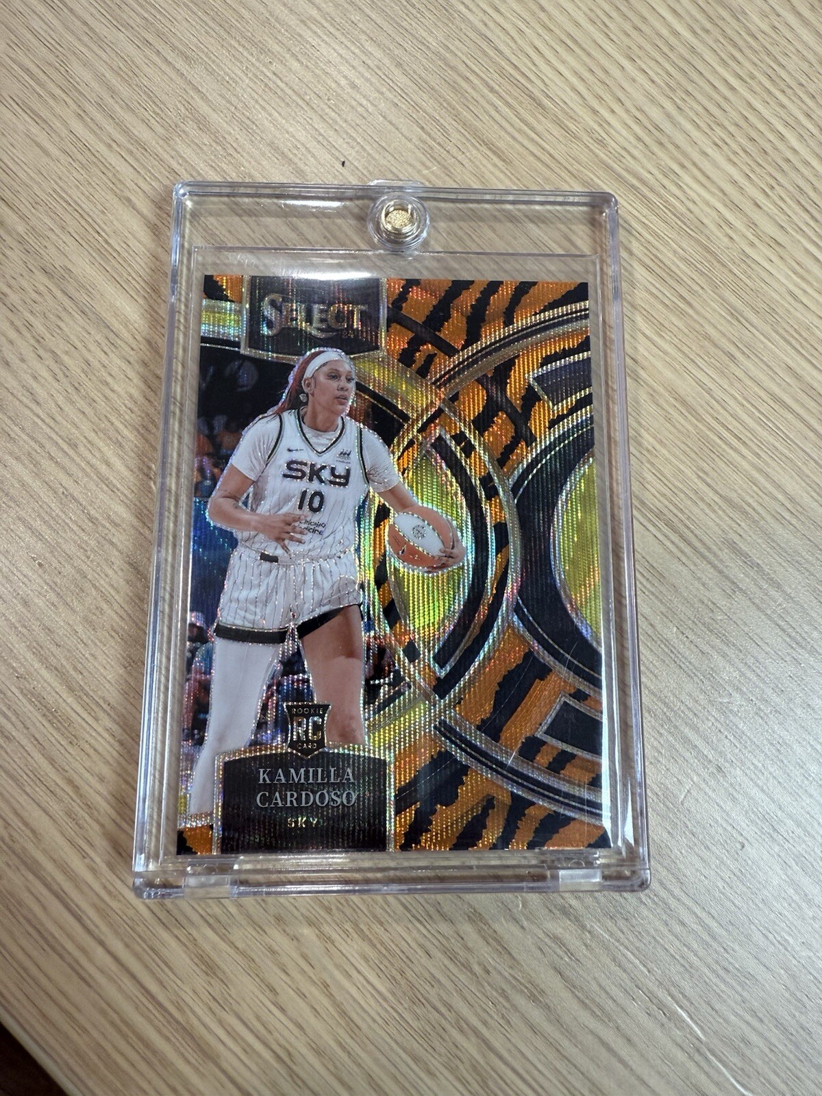 2024 panini select premier wnba kamilla cardoso Tiger Stripe SSP rookie