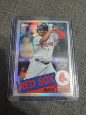 2020 Topps Chrome Rafael Devers 1985 Throwback 85TC-8 Refractor Red Sox SP 