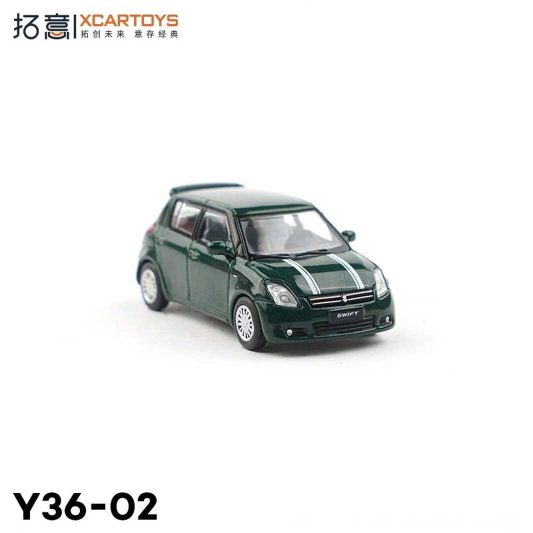 XCARTOYS 1/64 Scale Suzuki Swift Gen.1 Green Diecast Car Model Toy