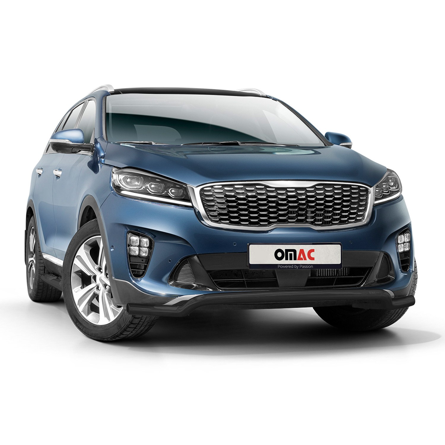 Pare-buffle Kia Sorento 2017-2020 antichoc en acier noir robuste
