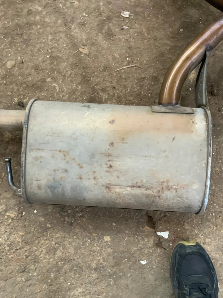 Silenciador de escape central trasero Lexus LS400 1995-2000 DOBLE TUBO FABRICANTE DE EQUIPOS ORIGINALES 55001 Foto 2 de 3