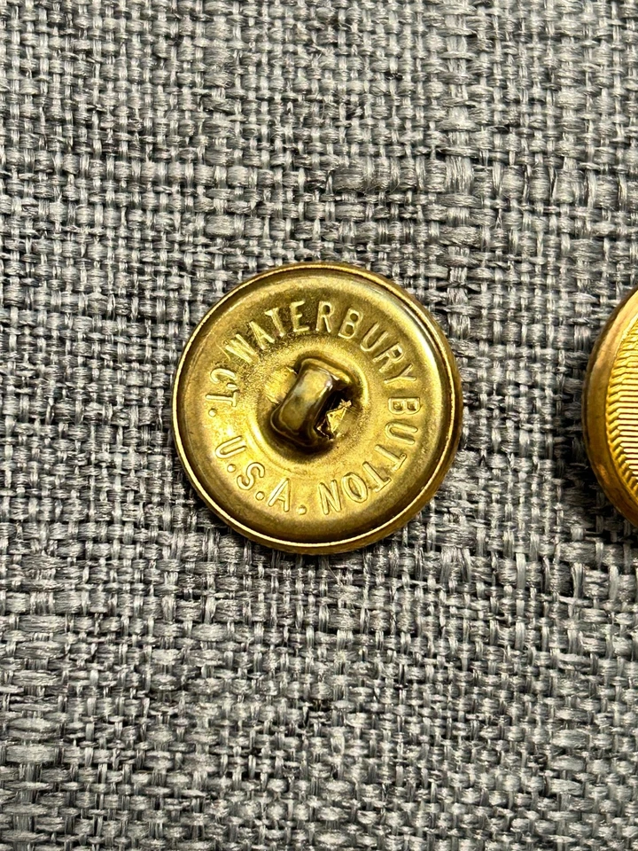 Polo Ralph Lauren Waterbury gold rare helmet blazer replacement button set 2 - Image 2 of 2