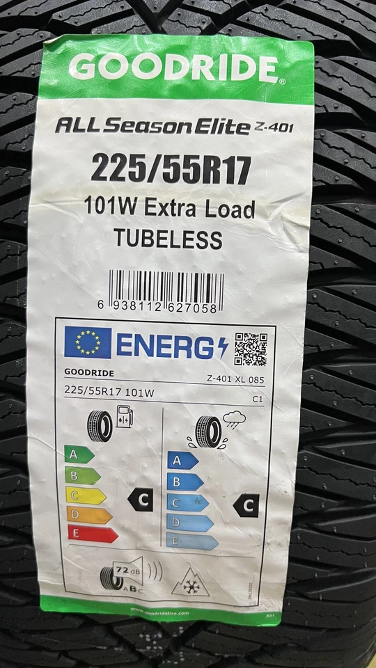 4x GOODRIDE AllSeason Elite Z-401 225/55 R17 101W XL Allwetter Ganzjahres Reifen - Bild 2 von 3