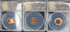 2019 W Lincoln 1C Cent 3 Coin Complete Set of 1776 ANACS PR69/PR69/SP69