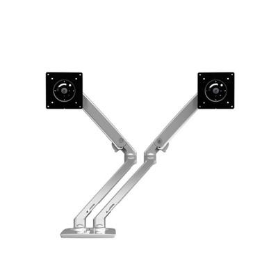 Ergotron MXV Dual Monitor Arm   VESA Desk Mount for Two Monitors up to 24''