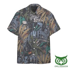 Disney Star Wars Keep Pasley Leaves Tropical Aloha Hawaiian Shirt