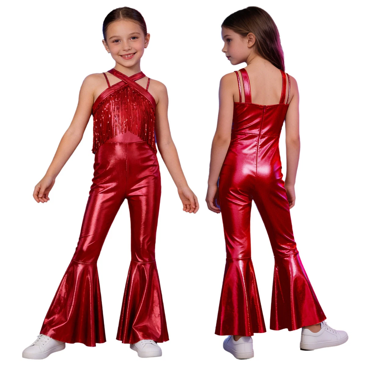 Jumpsuit Red Jumpsuits & Rompers for Girls for sale | eBay