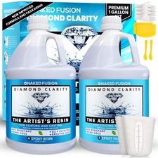 Epoxy Resin Art Resin Crystal Clear Formula- The Artist's Resin for Coating, ...