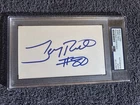 Jerry Rice Signed 3x5 Index Card PSA/DNA Auto 49ers Raiders HOF