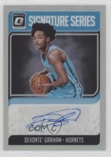 2018 Panini Donruss Optic Signature Series Holo Prizm Devonte' Graham Auto v5j