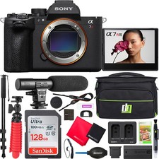 Sony Alpha 7R VI 66.8MP Full Frame Mirrorless Camera Body  128GB Deluxe Bundle