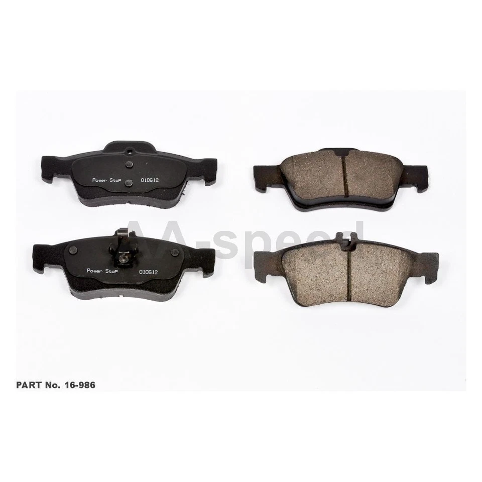 Pastillas de freno y rotores delanteros traseros para Mercedes-Benz E350 2006 Power Stop C-Tek Foto 3 de 4