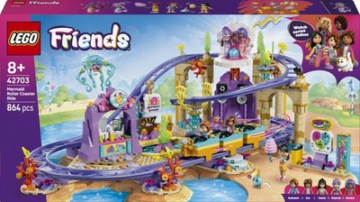 LEGO Friends 42703 Meerjungfrau Achterbahn, interaktives Spielzeug mit 3