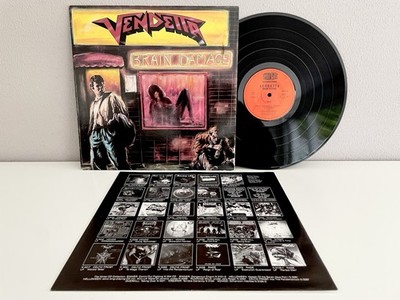   VENDETTA   Brain Damage 1988 VINYL/LP (DE Noise International N 0121-1) Metal