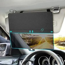 Sun Visor Extender for Car, Sun Blocker with PC Sunshade Lens, Mag Size: Black
