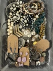 3lbs All Wearable Vintage To Now Costume Jewelry Lot Wear Resale Repurpose #R21